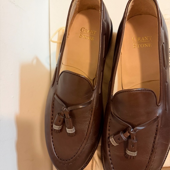 Grant Stone Tassel Loafer Tobacco (Brown) Size 10E main image 4
